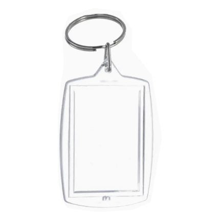 Llavero Plástico Transparente para Foto K76