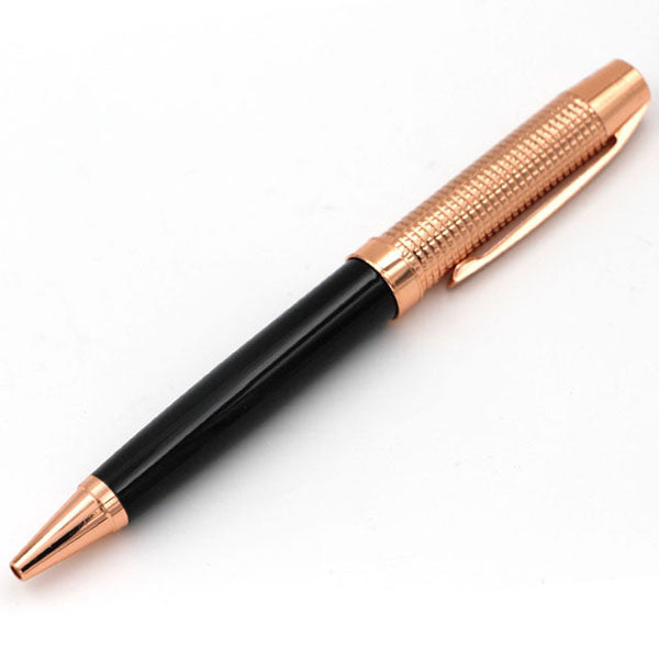 Bolígrafo Metálico Encobrizado Negro L75