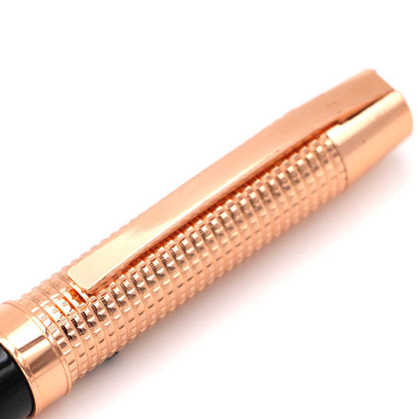 Bolígrafo Metálico Encobrizado Negro L75