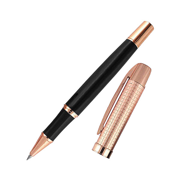 Roller Metálico Encobrizado Negro con estuche L76+B