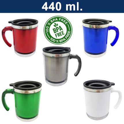 Mug Térmico Acero Inoxidable PVC M16