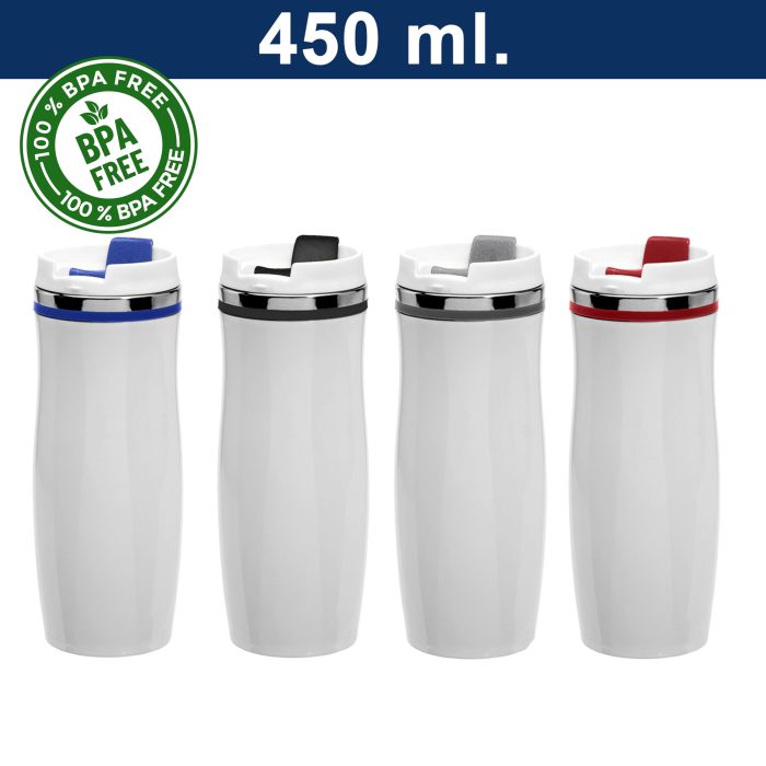 Mug Térmico Acero inoxidable Blanco M17