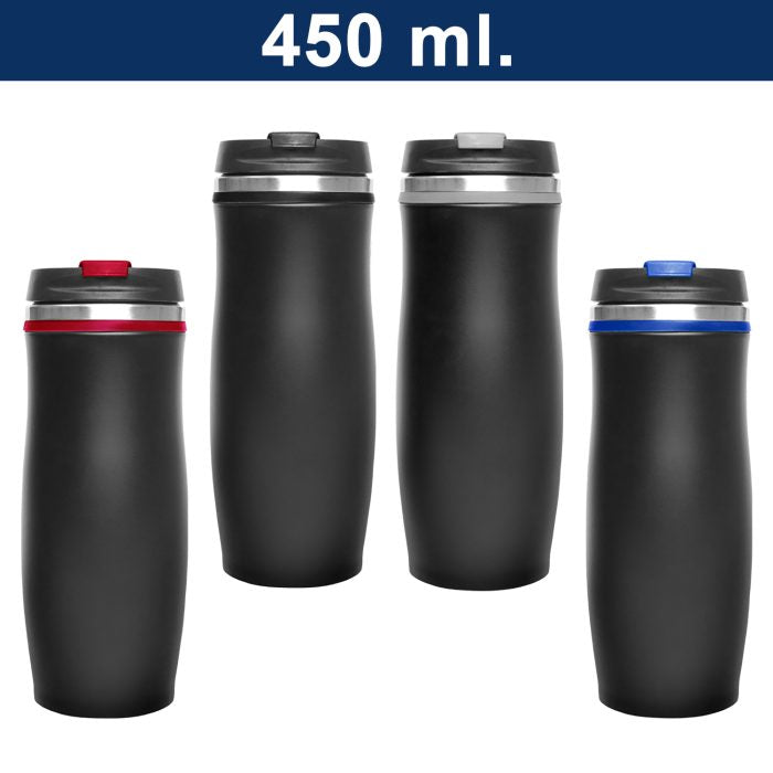 Mug Térmico Acero inoxidable Negro M18