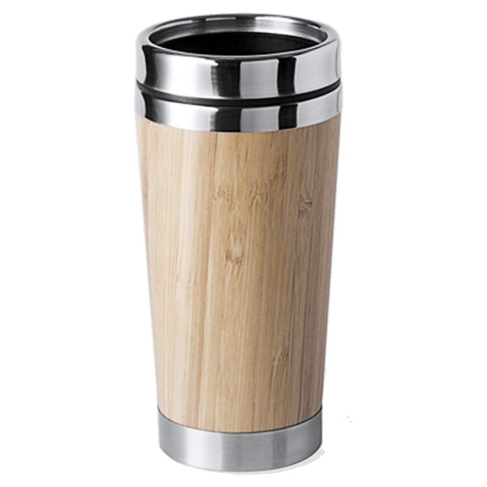 Mug Térmico Bamboo Acero Inoxidable M2