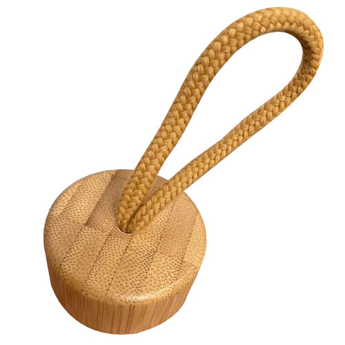 Botella Vidrio con tapa Bamboo M32