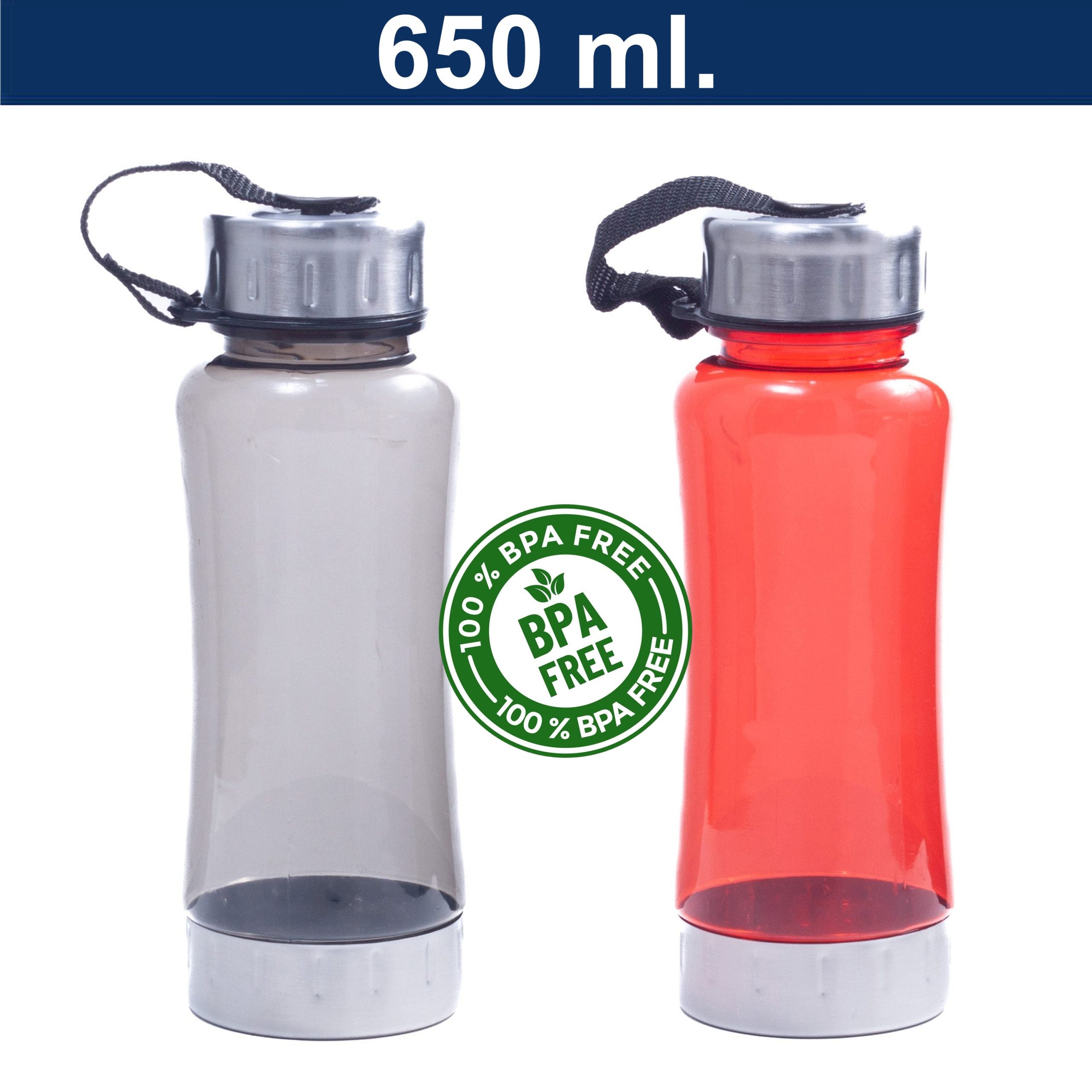 Botella Deportiva Plástica Acero Inoxidable M39