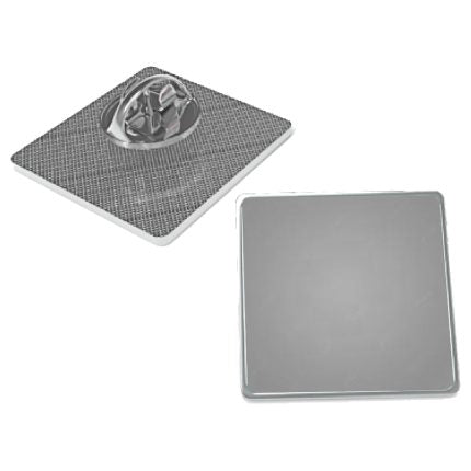 Piocha Broche Cuadrado Plateado (Pins)