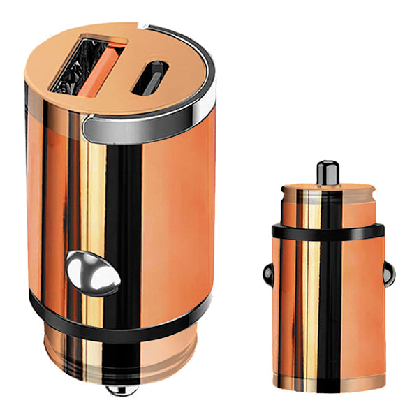 Adaptador Metálico para automóvil Encobrizado CC10