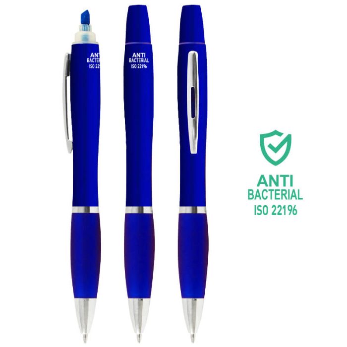 Bolígrafo Anti-Bacterial Destacador CO30