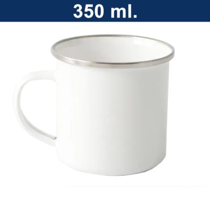 Tazón Enlozado M81 Color Blanco NO SUBLIMABLE