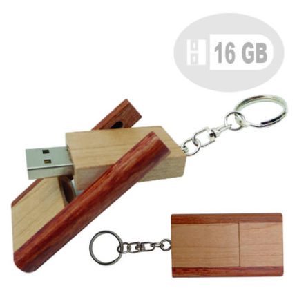 Pendrive Madera Llavero PD25